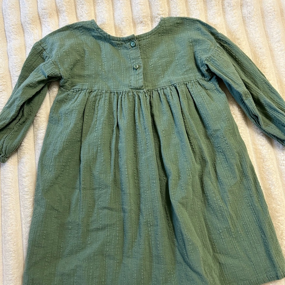 H&M Olive Green Casual Kids Dress - Picture 2 of 3